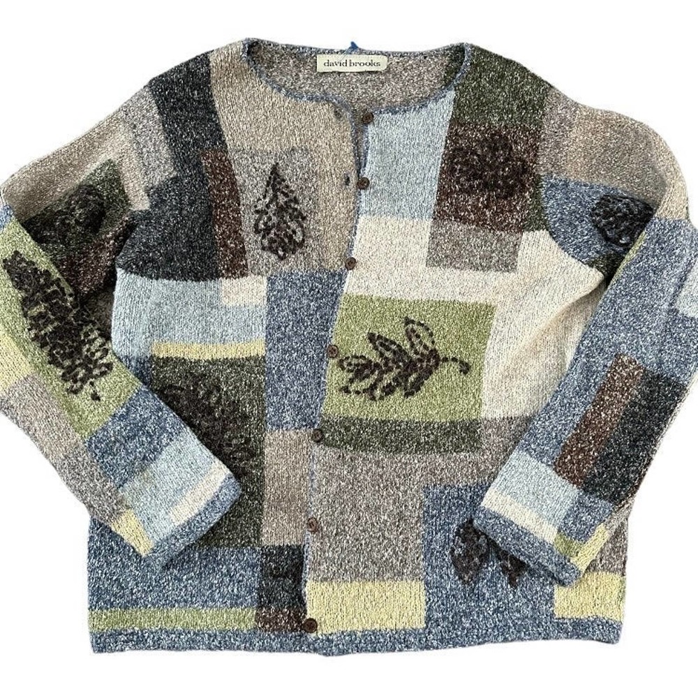 David Brooks Nature Cardigan Size S